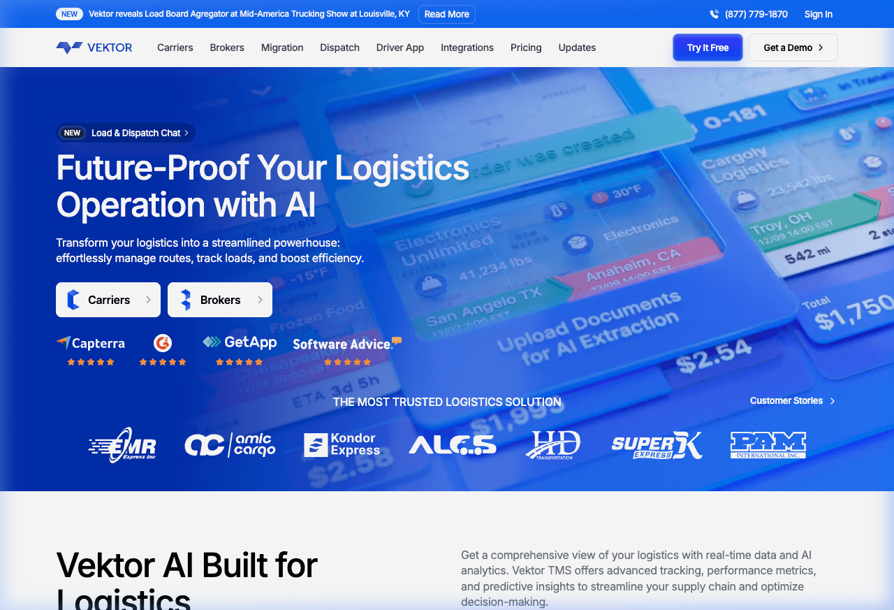 VektorTMS - Logistics Platform
